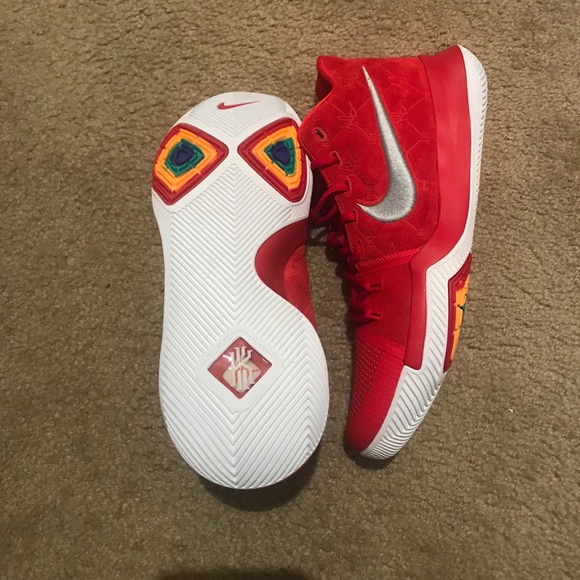 Nike Kyrie 3 852395-601 University Red - Picture 6 of 7